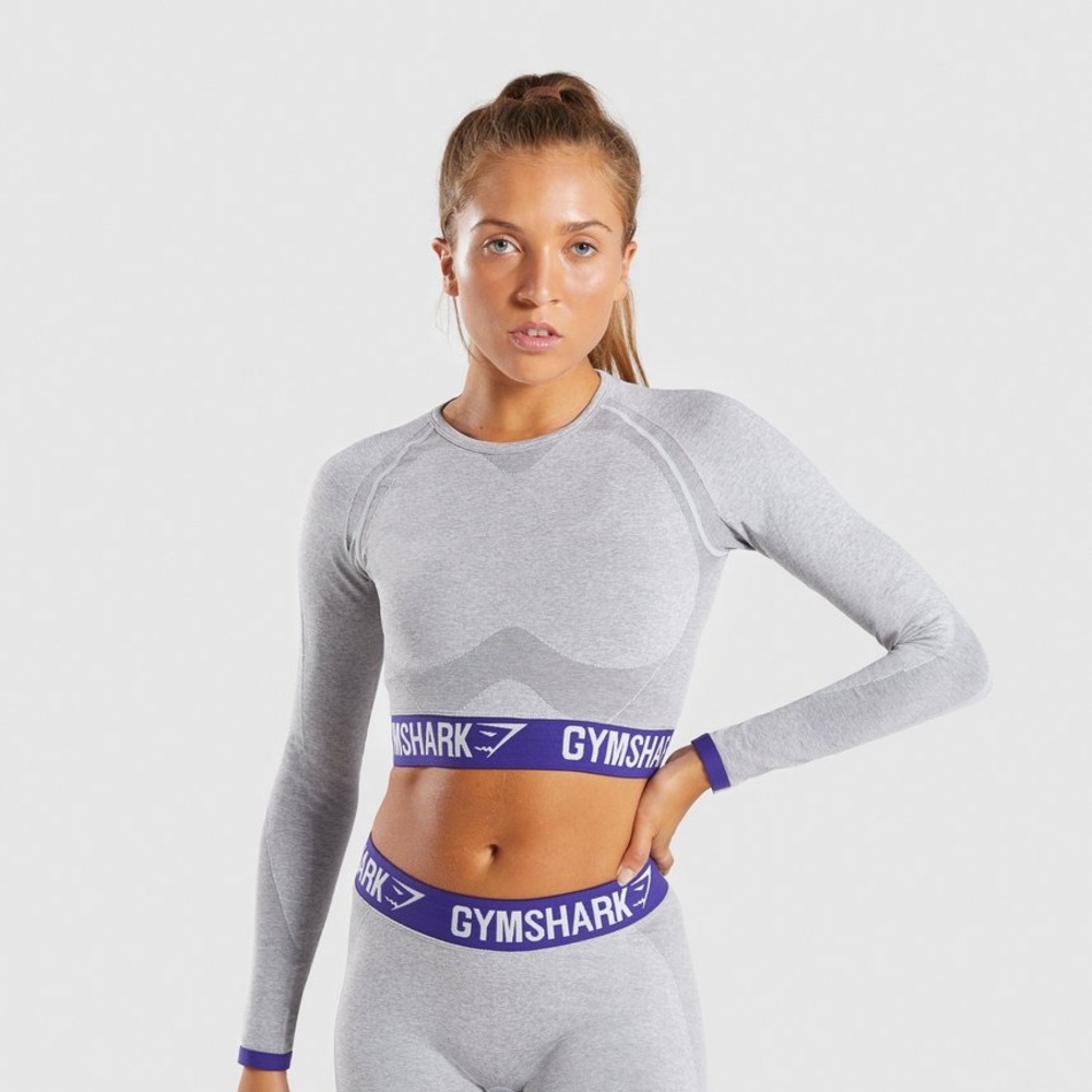 Gymshark flex long sleeve crop top